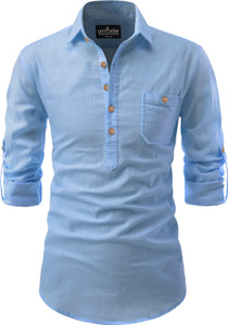 Univibe Men Solid Pathani Kurta
