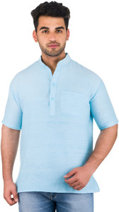 Aaryavar Men Solid Straight Kurta