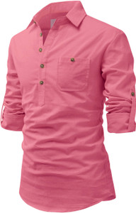 TrendiVastra Men Solid A-line Kurta