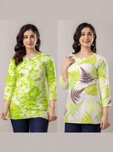 Tibra Attire Women Printed Straight Kurta