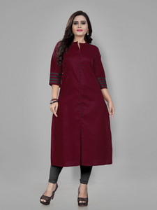 Fabriza Women Solid A-line Kurta