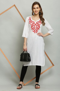 Mallory Winston Women Embroidered A-line Kurta