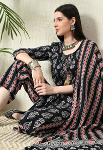 vidhani Women Printed Straight Kurta