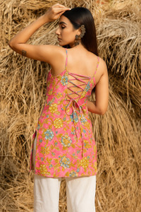 KARN KAWACH Women Printed Straight Kurta