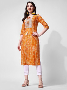 berrylicious Women Embroidered A-line Kurta