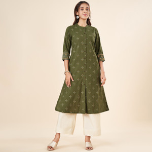 Rangmanch by Pantaloons Women Printed Flared Kurta