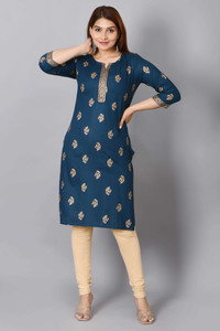 Gianna Women Printed Straight Kurta