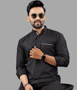 Nofilter Men Solid Straight Kurta