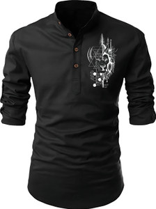 Fashion Marts Men Printed Straight Kurta