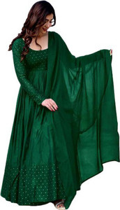 NARI DREAM Women Applique Anarkali Kurta