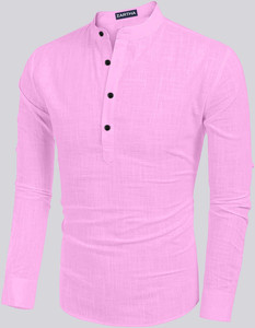 ZARTHA Men Solid Straight Kurta