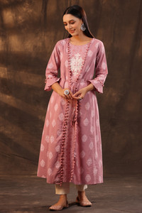 Juniper Women Printed Flared Kurta