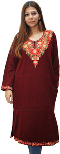 Hauetmoda Women Embroidered Straight Kurta