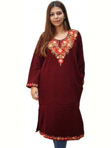 Hauetmoda Women Embroidered Straight Kurta