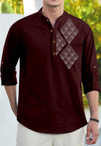 clothingveda Men Printed Straight Kurta