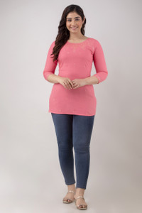 CKM Women Self Design Straight Kurta