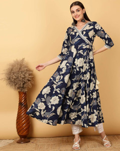 Gulmehendi Women Printed Anarkali Kurta