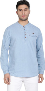 KUONS AVENUE Men Solid Straight Kurta