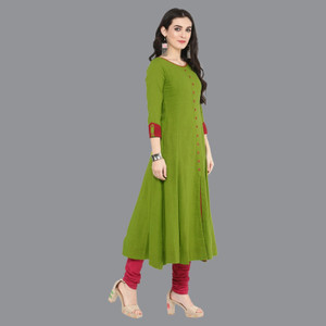 AKIKO Women Solid Anarkali Kurta