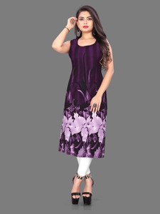 tanvi creation Women Printed Straight Kurta