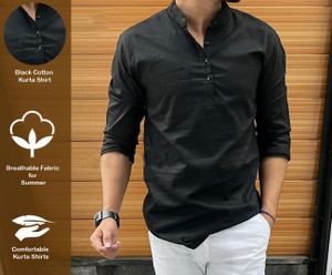 Noorify Men Solid Straight Kurta