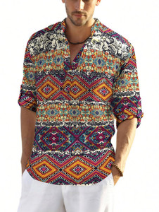 HEMADHAV Men Striped Straight Kurta