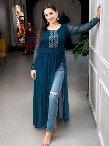 KRULRIN Women Printed A-line Kurta