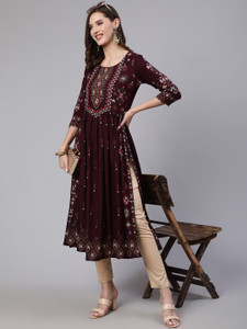 Angira Jaipur Women Printed Ethnic Dress Kurta