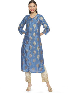 BIBA Women Printed Straight Kurta