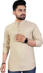 Apektra Men Solid A-line Kurta
