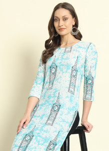 Surhi Women Printed Straight Kurta