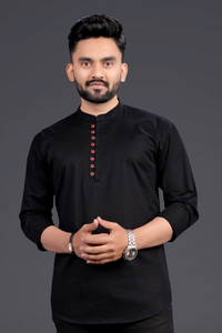 Nofilter Men Solid Straight Kurta