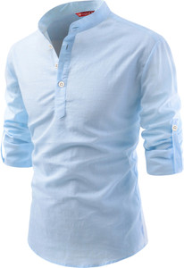 Yugnik Men Solid A-line Kurta