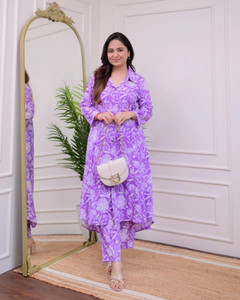 Sarpish Women Printed High Low Kurta