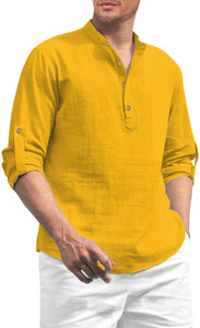 TrendiVastra Men Solid Straight Kurta