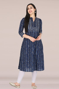 Kannahi Women Printed A-line Kurta