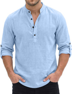 bellstone Men Solid Straight Kurta