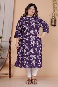 Avnii Women Floral Print A-line Kurta