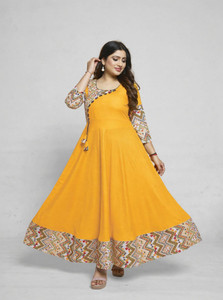 meesorra Women Self Design Anarkali Kurta