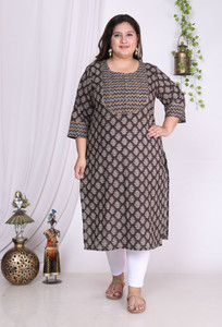 Swasti Women Floral Print Straight Kurta