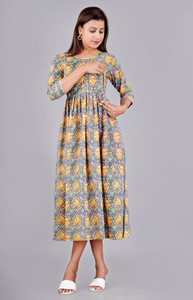 VILONI Women Printed Anarkali Kurta