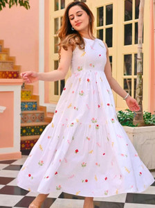 shree sawariya Women Printed Gown Kurta