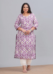 LABULY Women Printed Straight Kurta