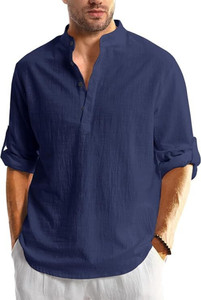 Yugnik Men Solid Straight Kurta