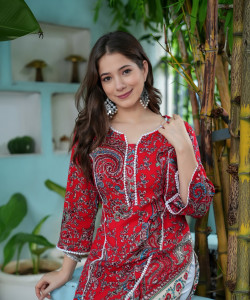 Tabeedah Women Self Design Pakistani Kurta