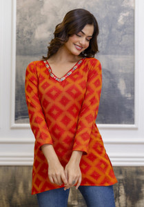 IBRANA Women Printed A-line Kurta