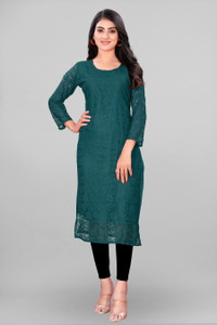 Lakshya Fashion Mart Women Printed Straight Kurta