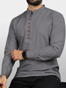 RAFSON Men Solid Straight Kurta