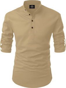 SWAMOTIFASHION Men Solid Straight Kurta