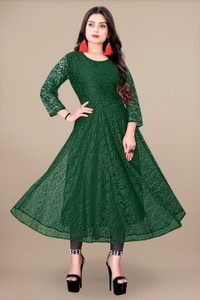 Flora Fashion Mart Women Embroidered Anarkali Kurta